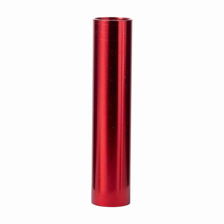 Red Hollow Aluminum Round Tube